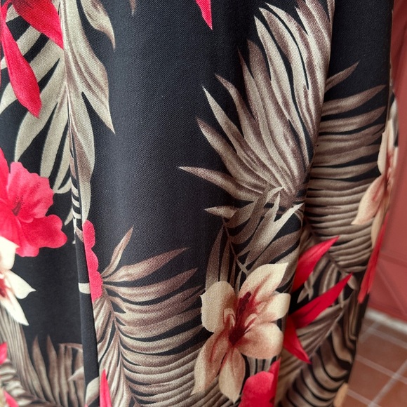 EUC Tropical Floral Midi Dress - Picture 9 of 13